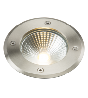 Knightsbridge 6W LED Stainless  (Steel) Recessed Ground Light (Steel)
